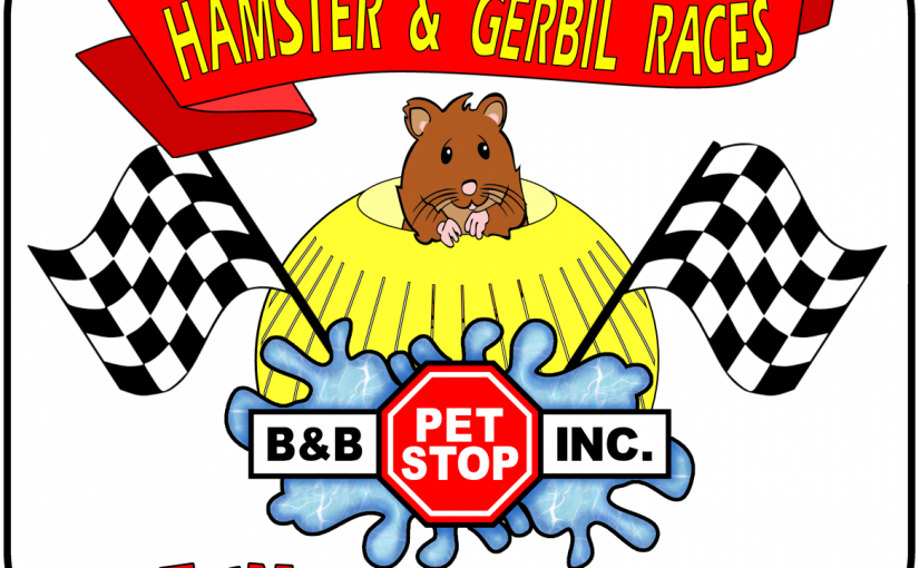 Hamster and Gerbil Races on April 18TH at NOON